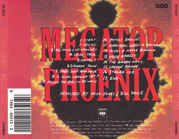 Big Audio Dynamite : Megatop Phoenix (CD, Album)