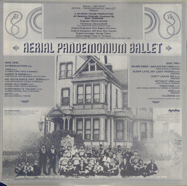 Nilsson* : Aerial Pandemonium Ballet (LP, Album, Ind)