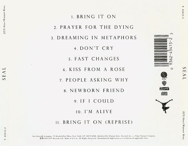 Seal : Seal (CD, Album, RP, Cin)