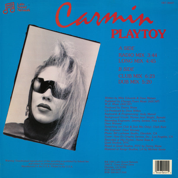 Carmin : Playtoy (12", Maxi, Whi)
