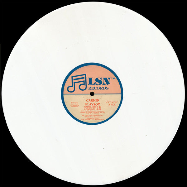 Carmin : Playtoy (12", Maxi, Whi)