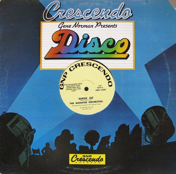 John Davis & The Monster Orchestra : Hangin' Out (12")