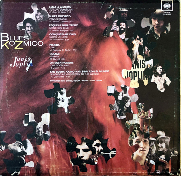 Janis Joplin : Blues KoZmico (LP, Album)