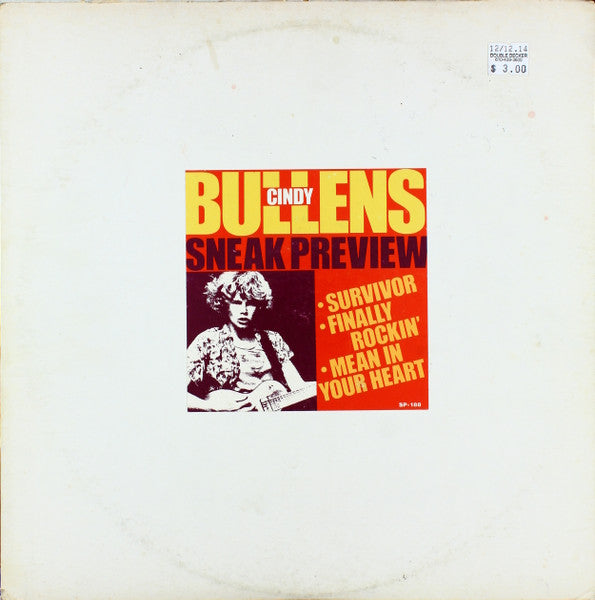 Cindy Bullens : Cindy Bullens Sneak Preview (12", Promo, Pro)