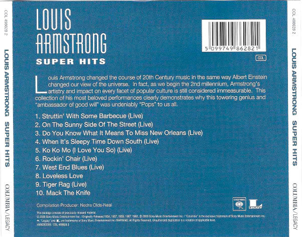 Louis Armstrong : Super Hits (CD, Comp)