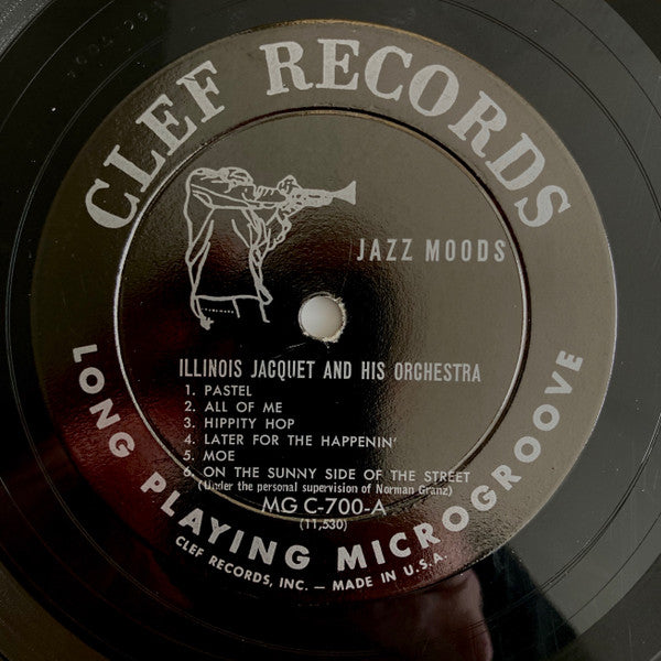 Illinois Jacquet And His Orchestra : Jazz Moods (LP, Album, Mono)