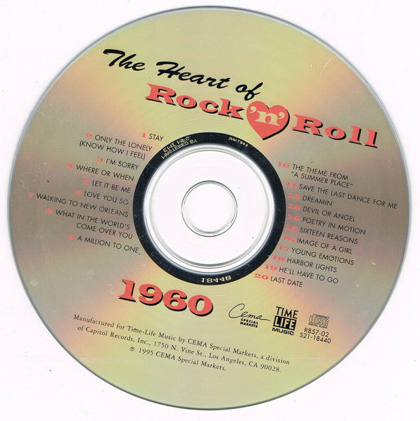 Various : The Heart Of Rock 'N' Roll - 1960 (CD, Comp)