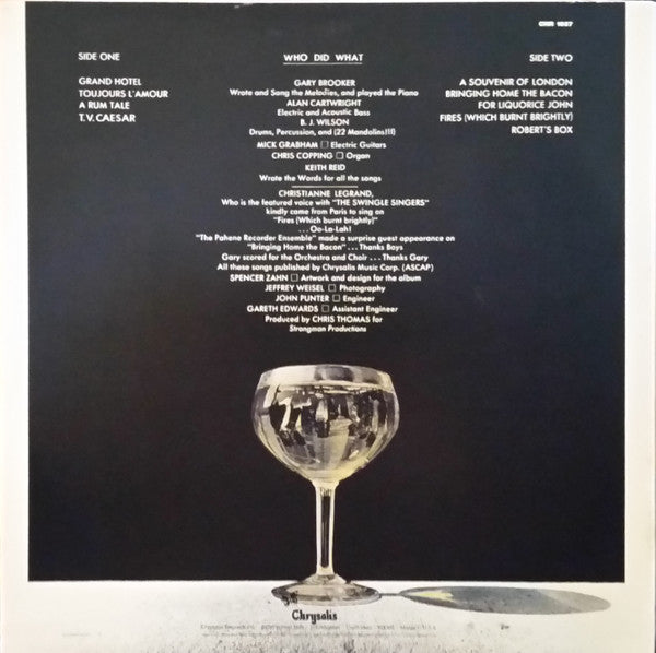 Procol Harum : Grand Hotel (LP, Album, RE)