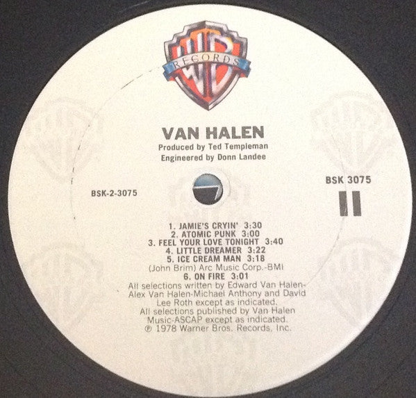 Van Halen : Van Halen (LP, Album, Club, RE)
