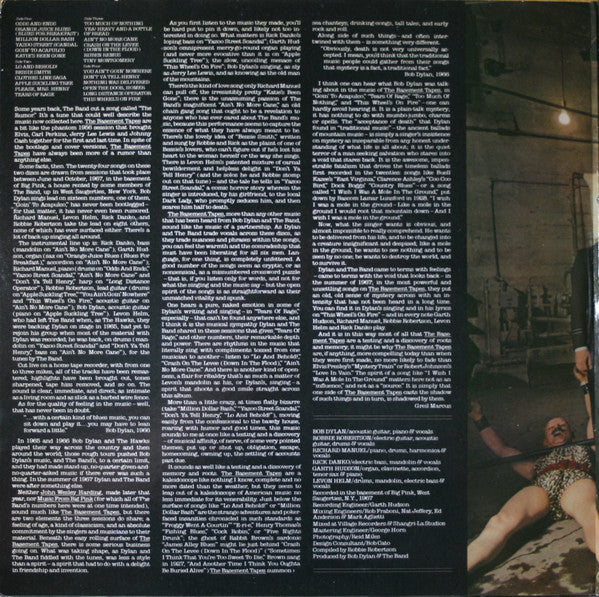 Bob Dylan & The Band : The Basement Tapes (2xLP, Album, San)