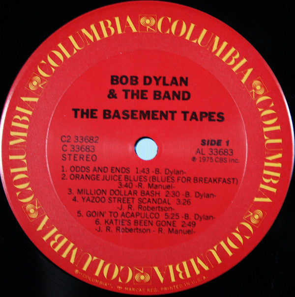 Bob Dylan & The Band : The Basement Tapes (2xLP, Album, San)