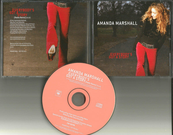 Amanda Marshall : Everybody's Got A Story (CD, Single, Promo)