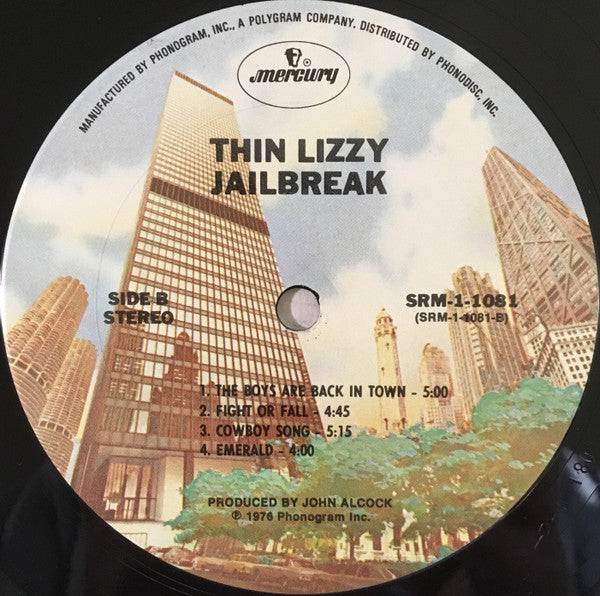 Thin Lizzy : Jailbreak (LP, Album, Ter)