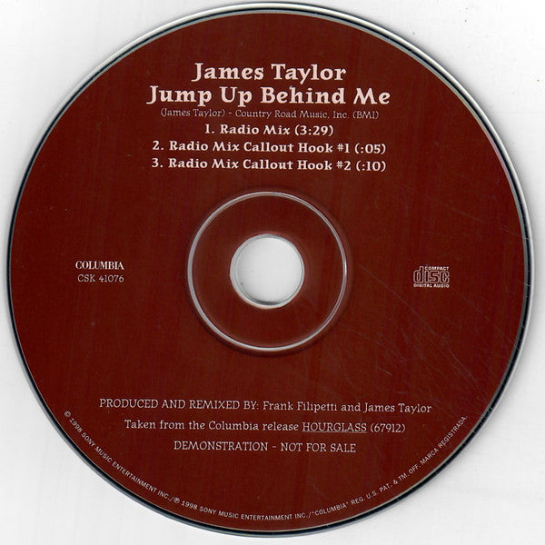James Taylor (2) : Jump Up Behind Me (CD, Single, Promo)