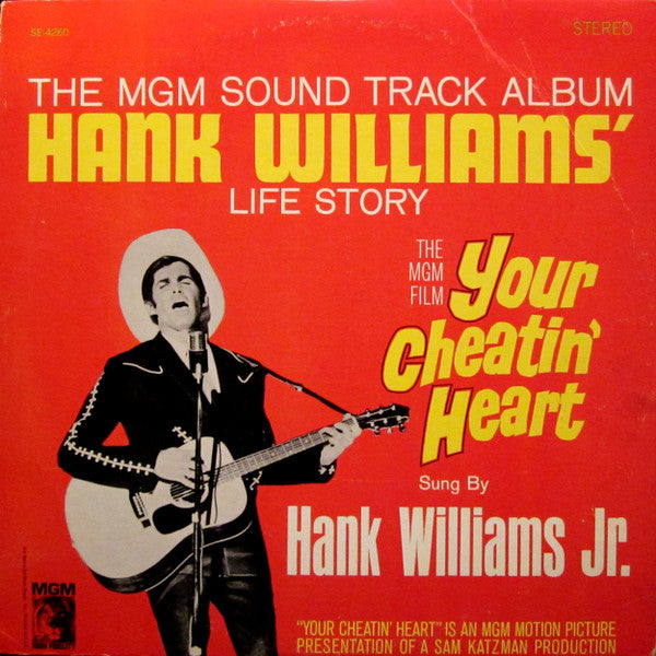 Hank Williams Jr. : Your Cheatin' Heart (Original Motion Picture Sound Track) (LP, Album)