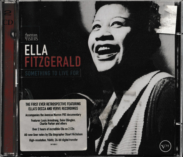 Ella Fitzgerald : Something To Live For (2xCD, Comp)