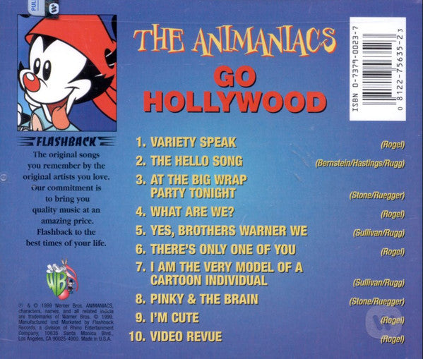 Animaniacs : The Animaniacs Go Hollywood (CD, Comp)
