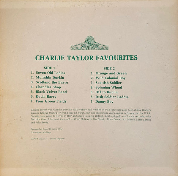 Charlie Taylor (8) : Favourites (LP, Album)