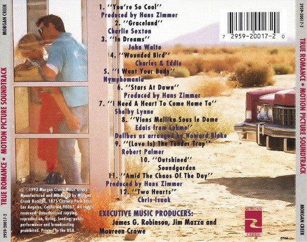 Various : True Romance • Motion Picture Soundtrack (CD, Album, RP)