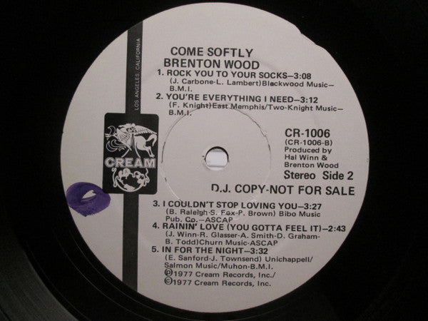 Brenton Wood : Come Softly (LP, Album, Promo)