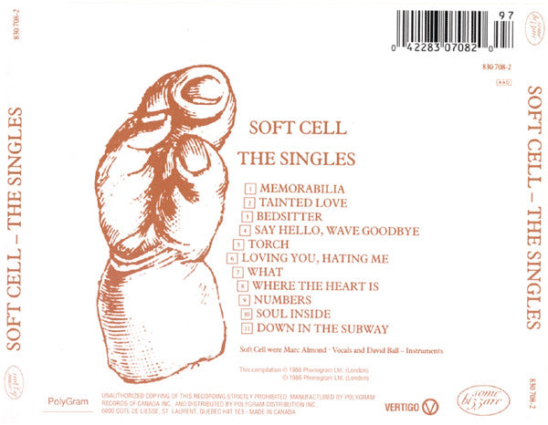 Soft Cell : The Singles (CD, Comp, RP)