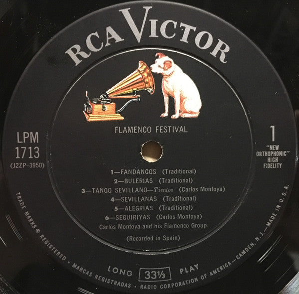 Carlos Montoya : Flamenco Festival  (LP)