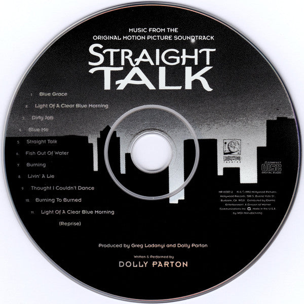 Dolly Parton : Straight Talk (Music From The Original Motion Picture Soundtrack) (CD, Album)