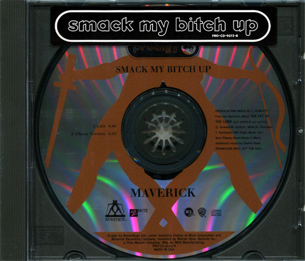 The Prodigy : Smack My Bitch Up (CD, Single, Promo)