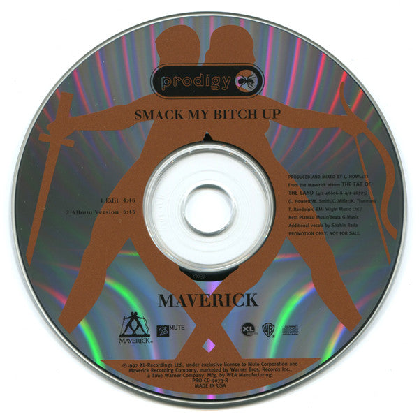 The Prodigy : Smack My Bitch Up (CD, Single, Promo)