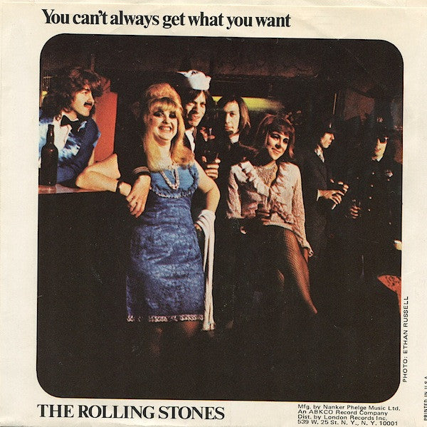The Rolling Stones : Honky Tonk Women / You Can't Always Get What You Want (7", Single, Styrene, Pit)