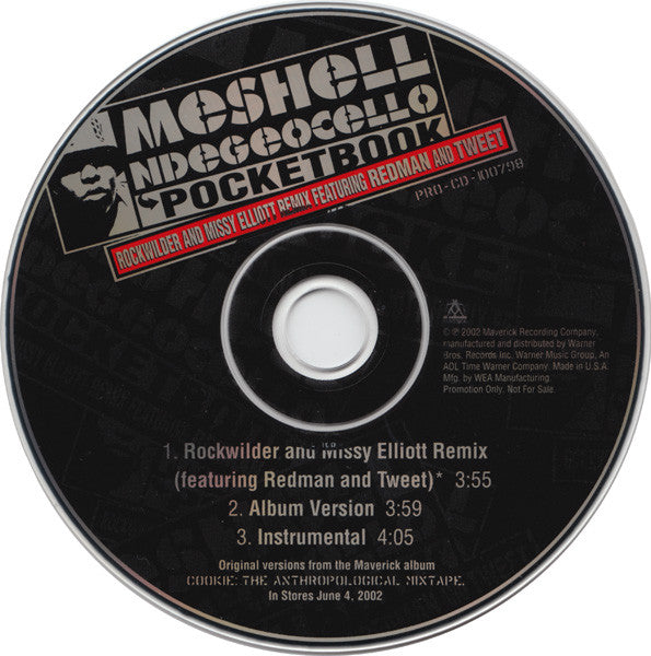 Meshell Ndegeocello* : Pocketbook (CD, Single, Promo)