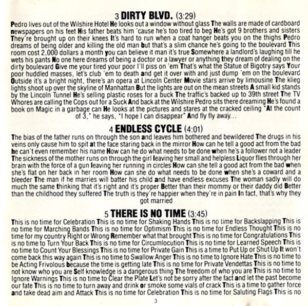Lou Reed : New York (CD+G, Album)
