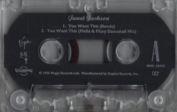 Janet Jackson : You Want This (Cass, Single)