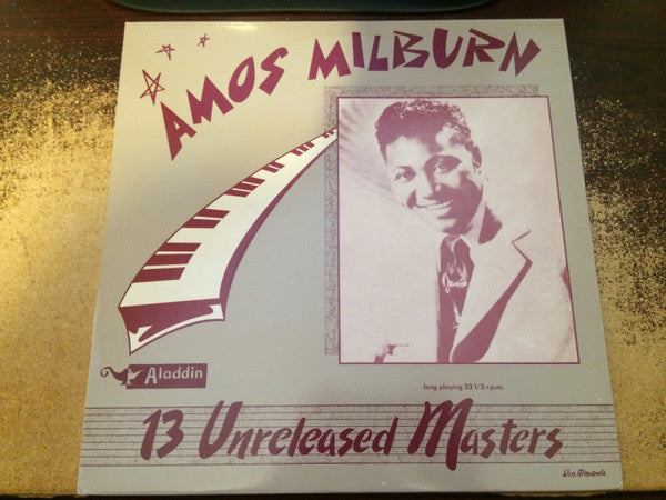 Amos Milburn : 13 Unreleased Masters (LP, Comp, Mono)