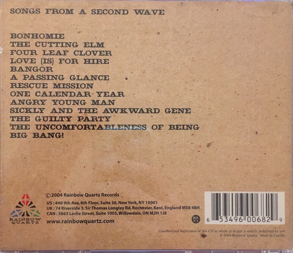 The Telepathic Butterflies : Songs From A Second Wave (CD, Album)