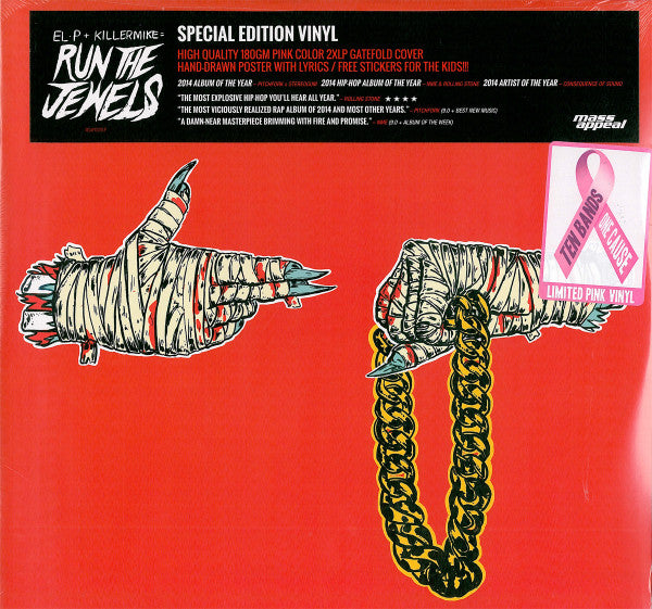 Run The Jewels : Run The Jewels 2 (2xLP, Album, Ltd, RE, RP, Pin)