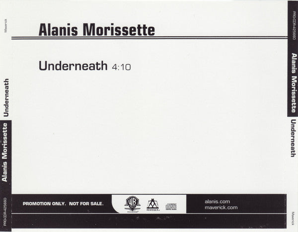 Alanis Morissette : Underneath (CD, Single, Promo)
