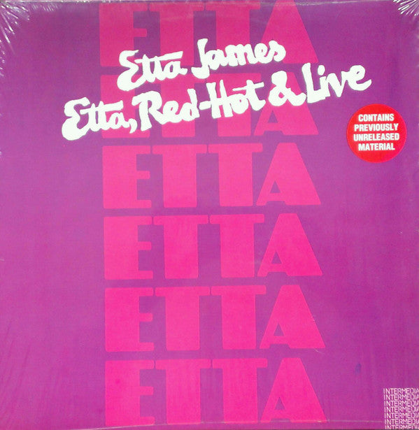 Etta James : Etta, Red-Hot & Live (LP)