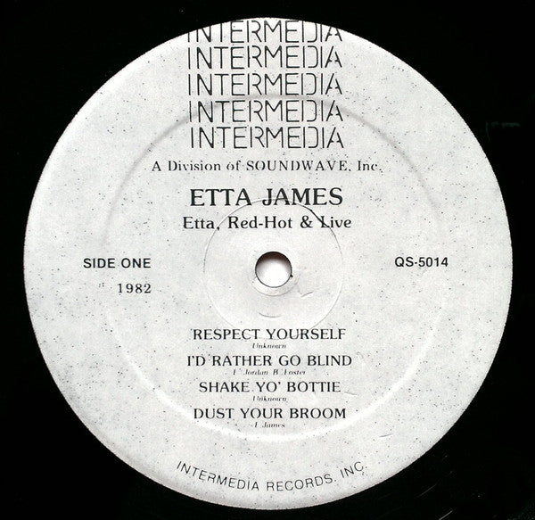 Etta James : Etta, Red-Hot & Live (LP)