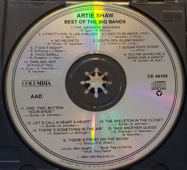 Artie Shaw : Best Of The Big Bands (CD, Comp, Mono)