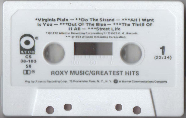 Roxy Music : Greatest Hits (Cass, Comp, Dol)