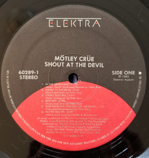 Mötley Crüe : Shout At The Devil (LP, Album, RE, Spe)