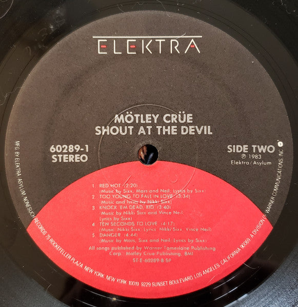 Mötley Crüe : Shout At The Devil (LP, Album, RE, Spe)