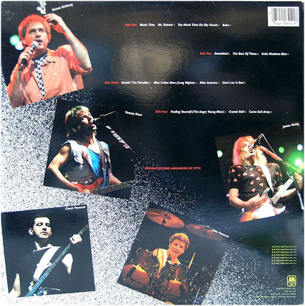 Styx : Caught In The Act Live (2xLP, Album)