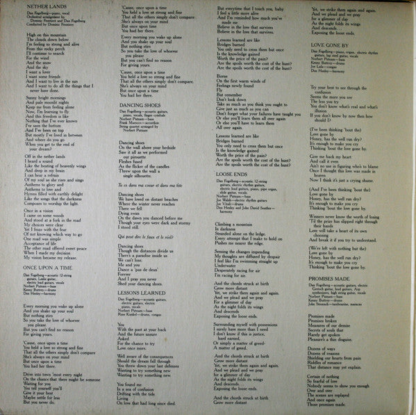 Dan Fogelberg : Nether Lands (LP, Album, San)