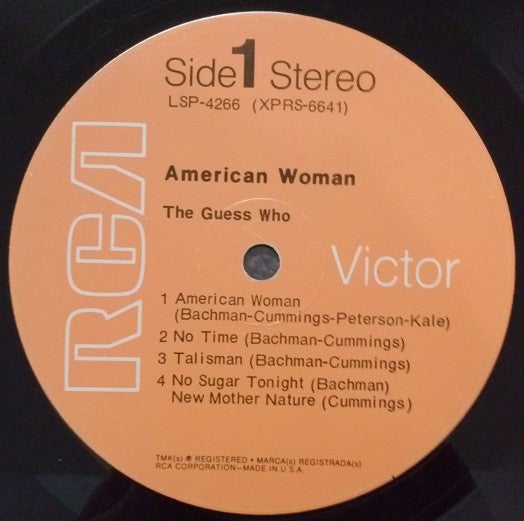 The Guess Who : American Woman (LP, Album, Ind)