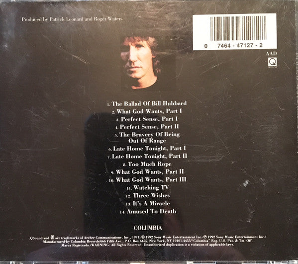 Roger Waters : Amused To Death (CD, Album)