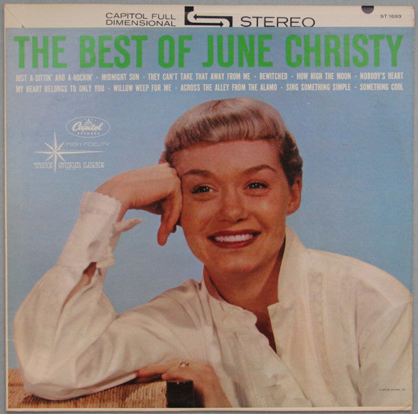 June Christy : The Best Of June Christy (LP, Comp, Scr)