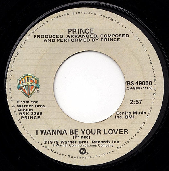 Prince : I Wanna Be Your Lover / My Love Is Forever (7", Single, Los)