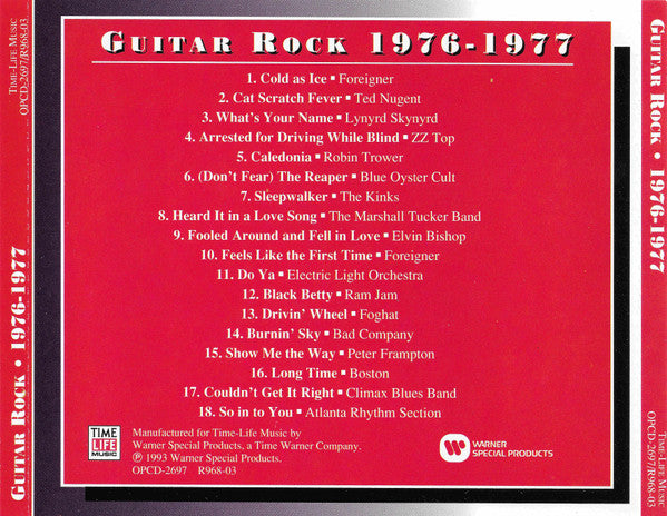 Various : Guitar Rock 1976-1977 (CD, Comp)
